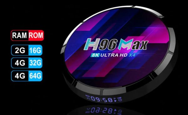 اندروید باکس H96 MAX X4 4GB 64GB